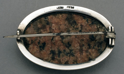 Scottish Provincial Silver and Granite Brooch - Aberdeen